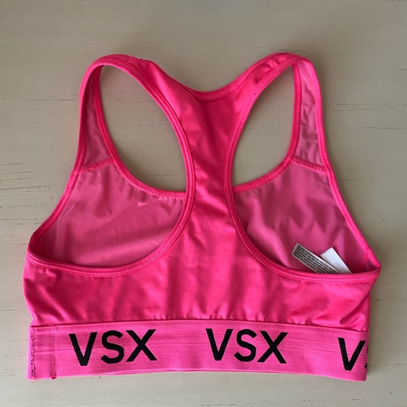 Victoria’s secret hot pink logo racer back sports bra - Picture 6 of 6
